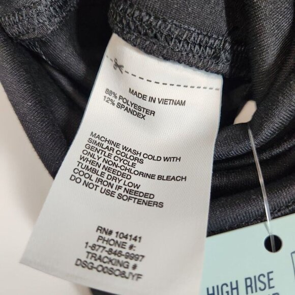 DSG Girl's Performance High-Rise Flare Tight in Black - Size 2XS - Picture 8 of 8